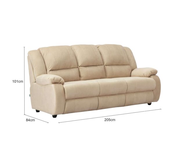 Glory Fabric Sofa Set With 2 Recliners - Image 6