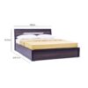 Cosmo Hydraulic Queen Storage Bed - Image 4