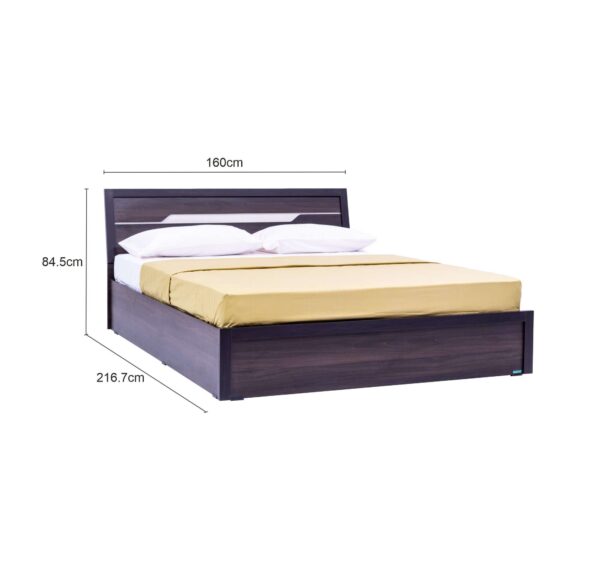 Cosmo Hydraulic Queen Storage Bed - Image 4