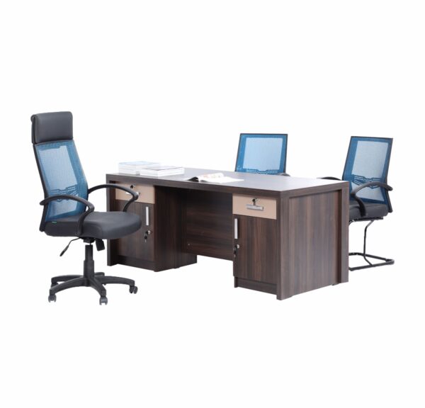 Fusion Executive Table Set With Side Storage - Image 2