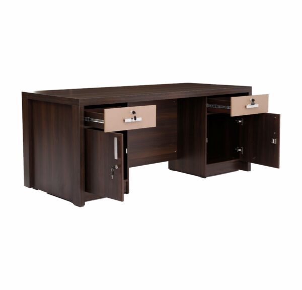 Fusion Executive Table Set With Side Storage - Image 3