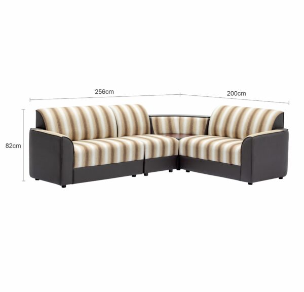 Leco Corner Sofa - Fabric - Image 5