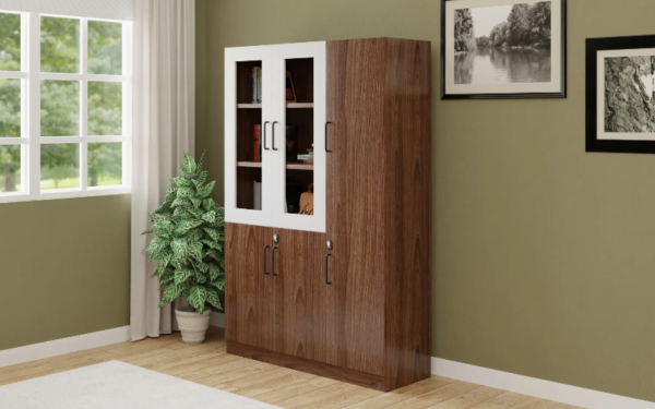 Naples Italian High Glossy Bookshelf 3DR